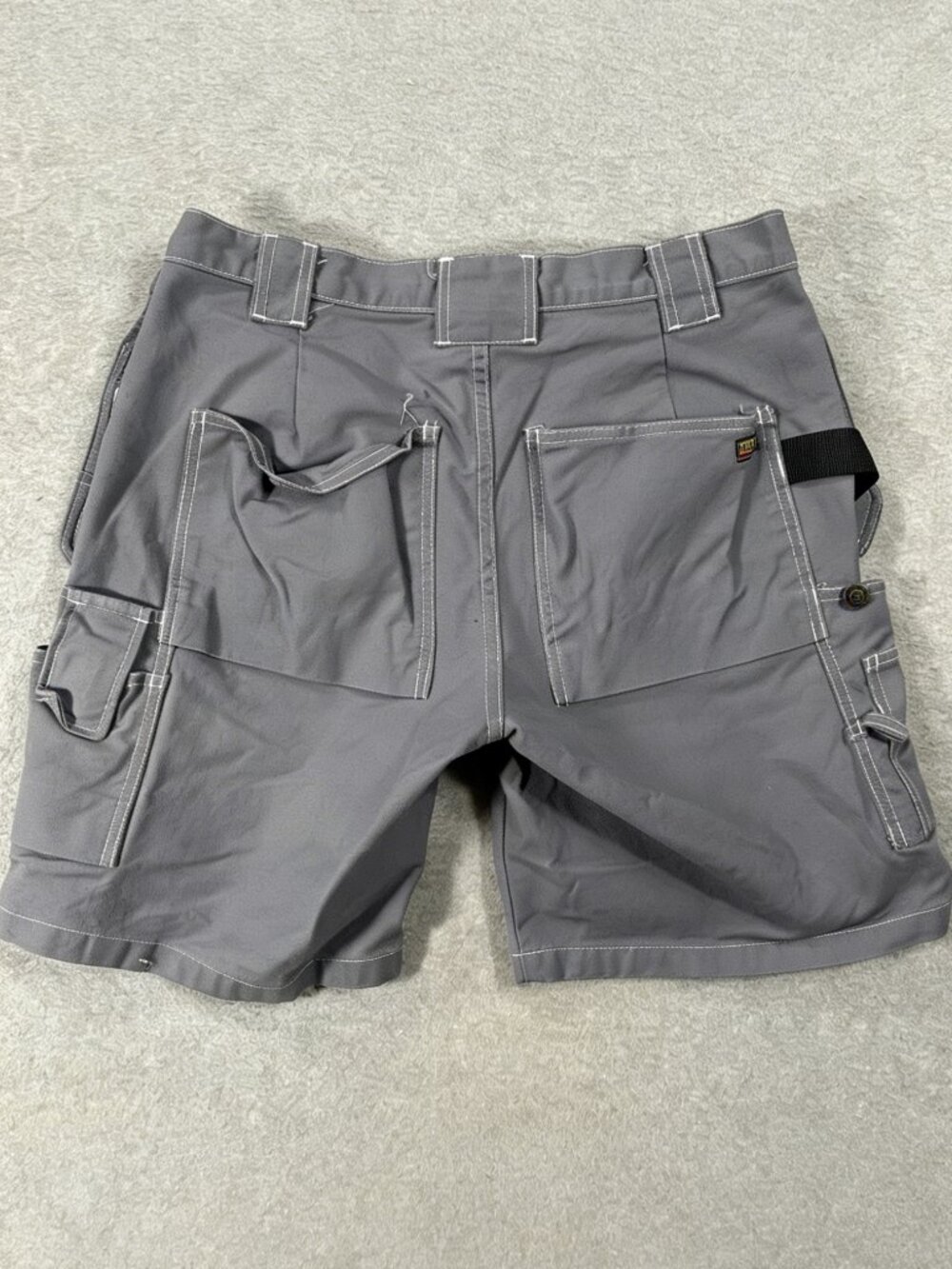Blaklader Cargo Short Men's 34 Gray Craftsman Carpenter Utility Tool Workwear